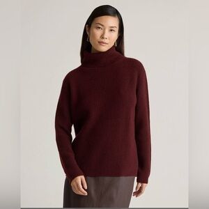 NWT Quince Cashmere Fisherman Turtleneck